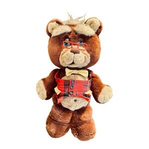 VTG 1985 Lewis Galoob Talking Smarty Bear - The Lovable Answer Bear Plush